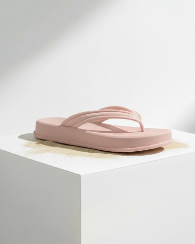 Pack De Sandalia Full Ulän Summer Para Dama 2535 Rosa Lechoso