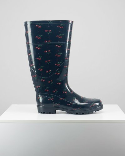 Bota De Lluvia Top Moda Para Dama 4053 Cerezas