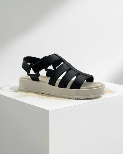 Pack De Sandalia Pet Ulän Summer Para Dama 2730 Negro