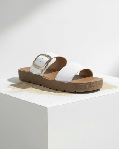 Pack De Sandalia Top Moda Para Dama 5211 Blanco