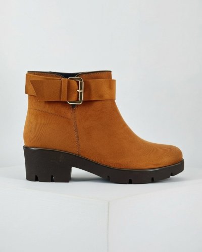 Bota De Lluvia Ulän Para Dama 9312 Durazno Melle Obscuro