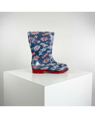 Bota De Lluvia Top Moda Para Niño 1519 Pow