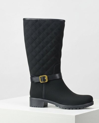 Pack De Bota De Lluvia Ulän Para Dama 2746 Durazno Negro