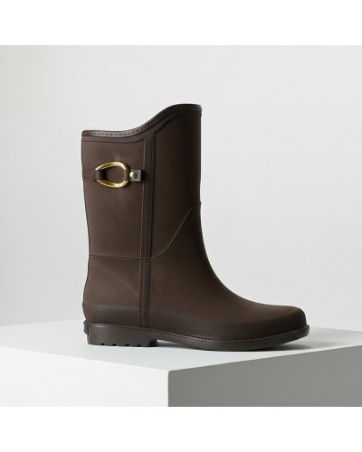 Bota De Lluvia Para Dama 4539 Durazno Cafe Ulän