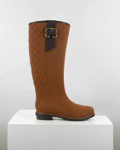 Bota De Lluvia Para Dama 4536 Durazno Melle Obscuro Ulän