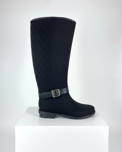Bota De Lluvia Para Dama 2745 Durazno Negro Ulän